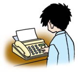 FAXで必要事項を明記して送信
